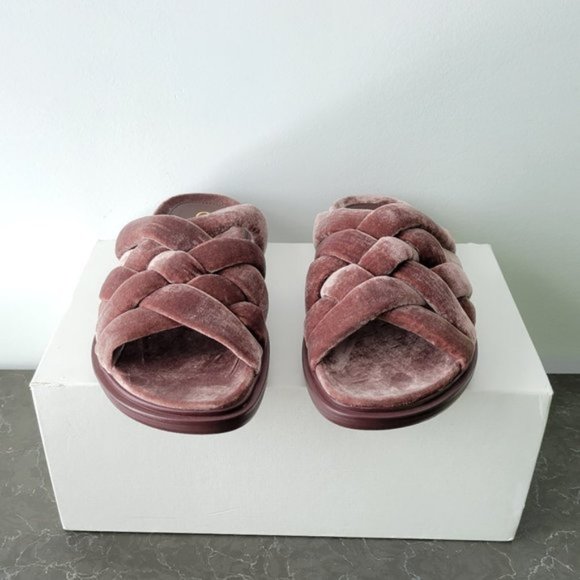 $98 *NEW* SAM EDELMAN VAUGN WOVEN SLIDE SANDAL - Picture 8 of 9